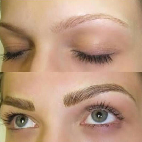 Permanent Make up & Micro Blading vorher / nacher