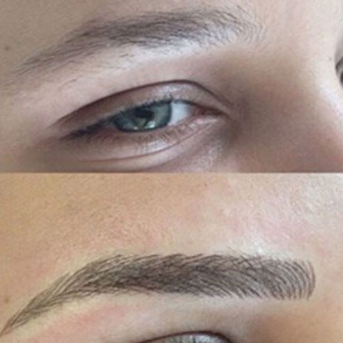 Permanent Make up & Micro Blading vorher / nacher