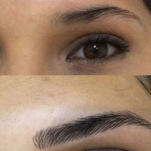 Permanent Make up & Micro Blading vorher / nacher